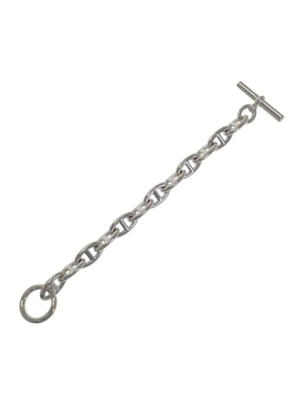 Hermes Chaine Dancre GM 12 Frames B 00010 Bracelet Silver 925 - Picture 3 of 11